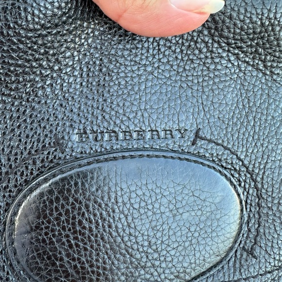 BURBERRY Black Leather Saddle Bag - AUTHENTIC - Picture 12 of 13